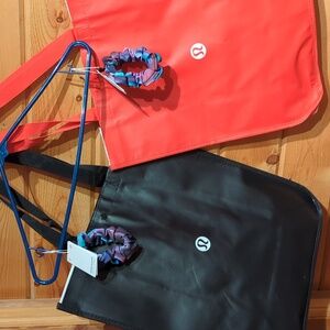 Lululemon Uplifting Scrunchie Tie Dye and Large Shopping Tote